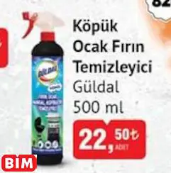 GÜLDAL   KÖPÜK  OCAK FIRIN TEMİZLEYİCİ